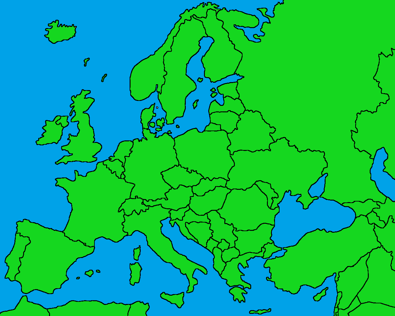 European Map Without Names european-map-without-names