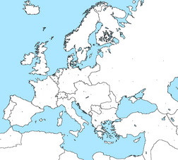 Blank Map Of Europe 1914 Blank Map Of Europe 1914