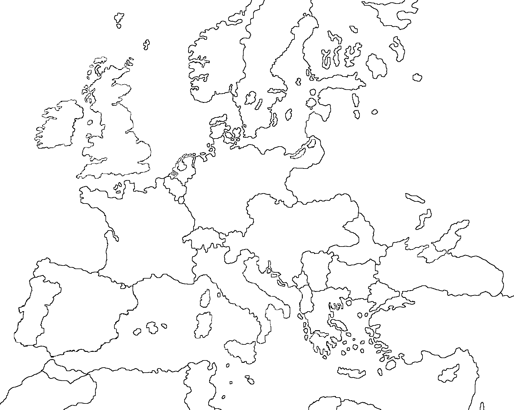 Image - Blank map of Europe 1914 by Eric4e.png | TheFutureOfEuropes ...