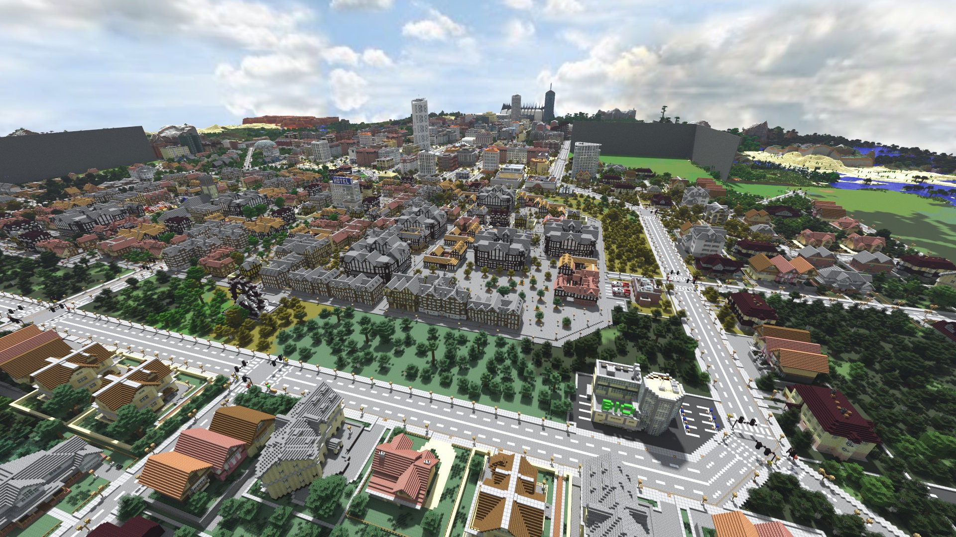 city map in minecraft 1.12.2 with custom npcs
