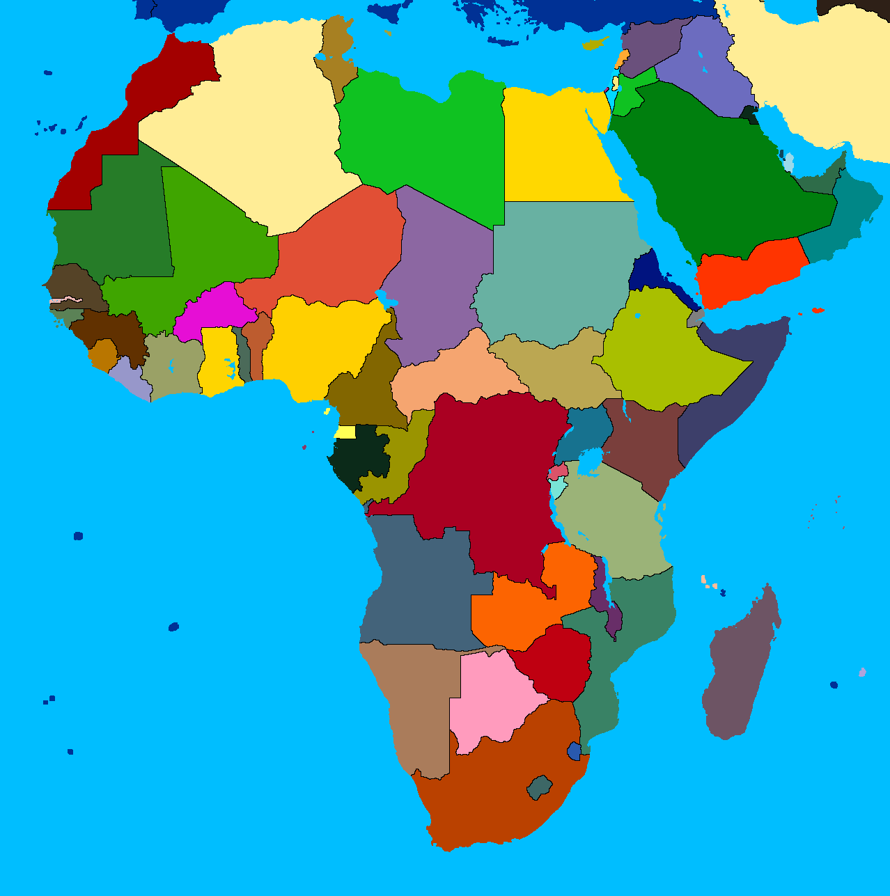 Map Of Africa Without Country Names United States Map Latest