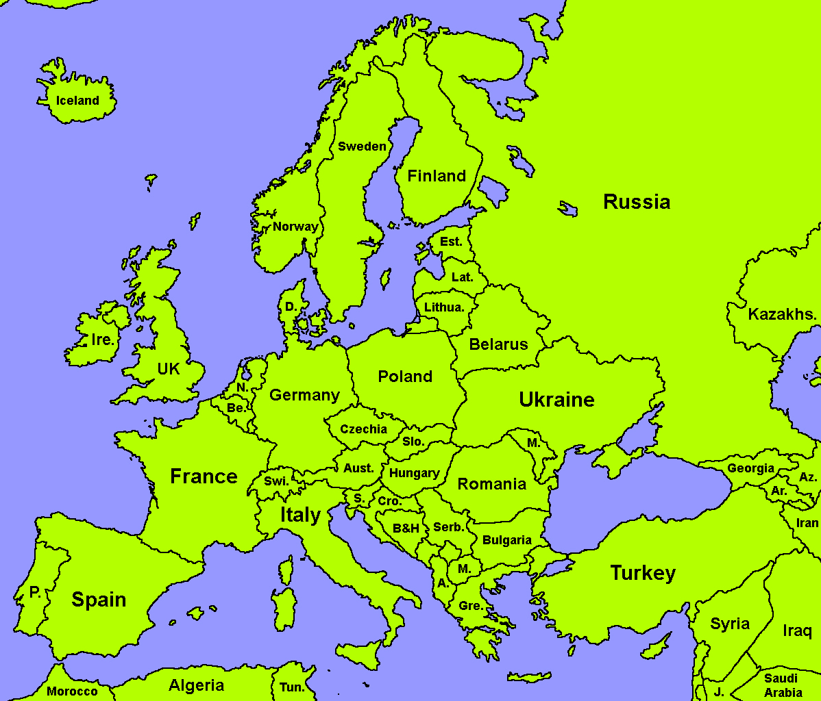 Map Of Europe For Mappers Maps for Mappers | TheFutureOfEuropes Wiki | Fandom