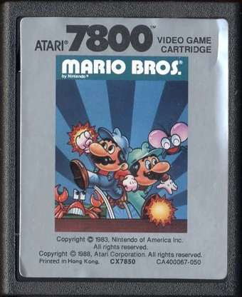 mario bros atari 7800