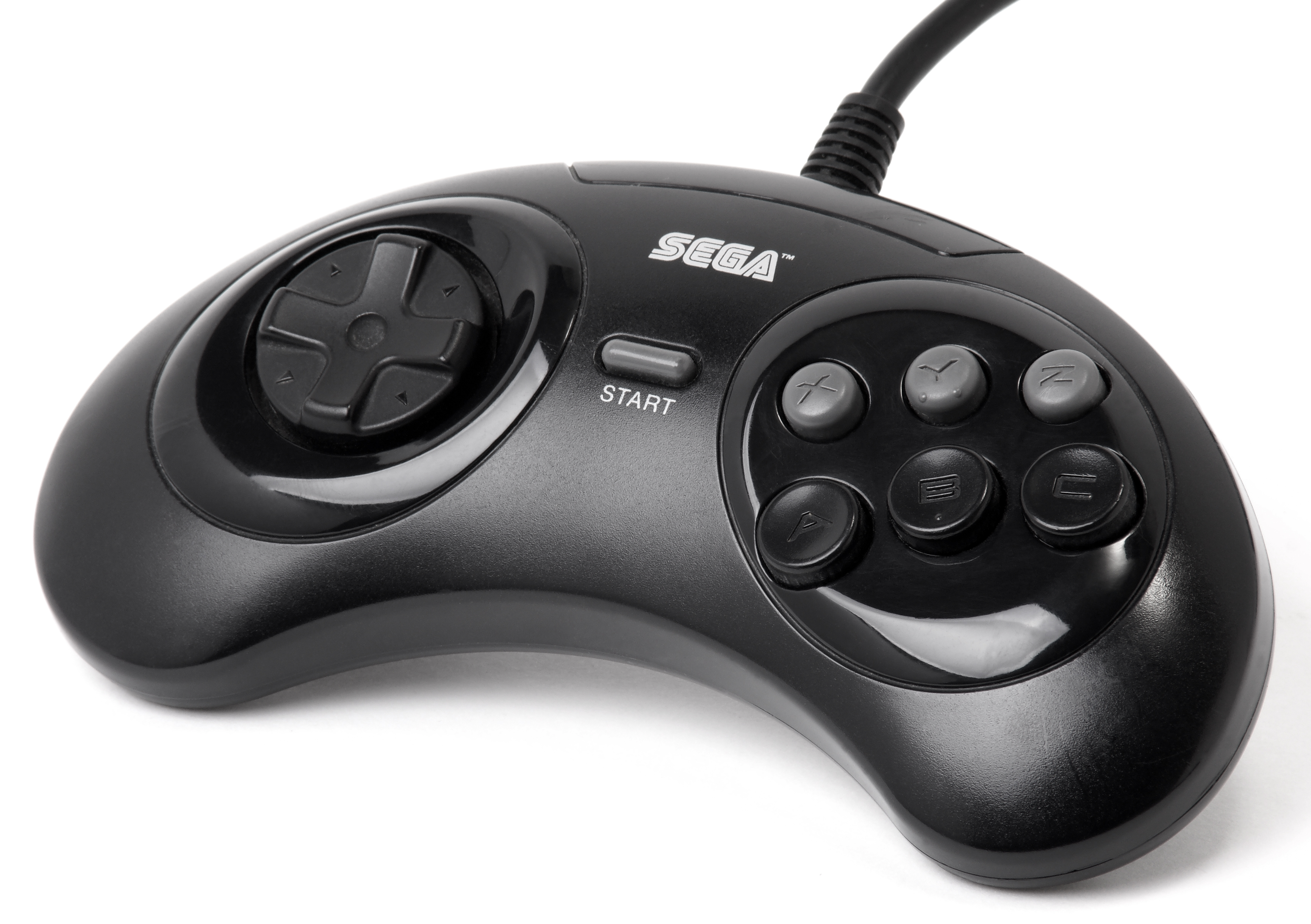 The Street Fighter Anniversary 6-button gamepad to gamecube
