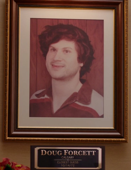 Award photo of Doug from the Good Place
