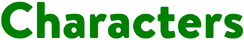 Characters green