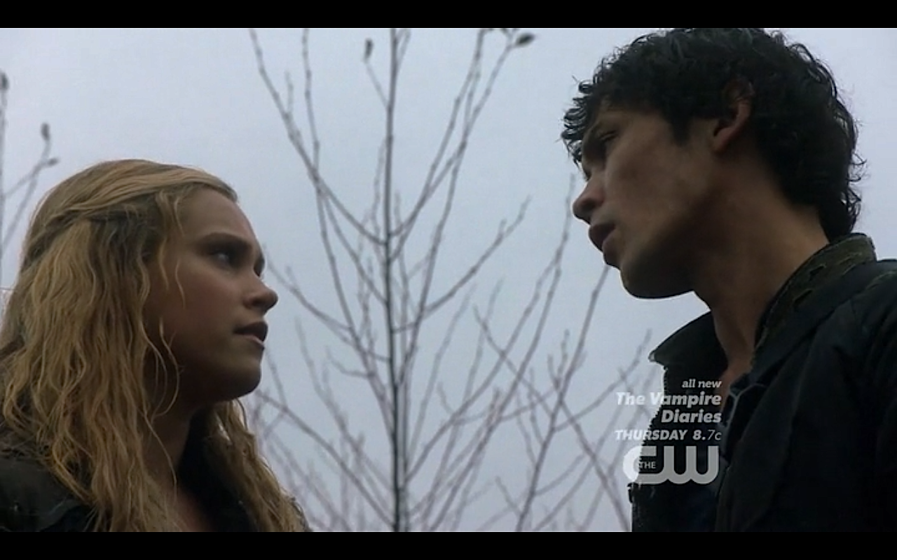 Image - 1x08-Bellamy And Clarke.png | The 100 Wiki | FANDOM Powered By ...