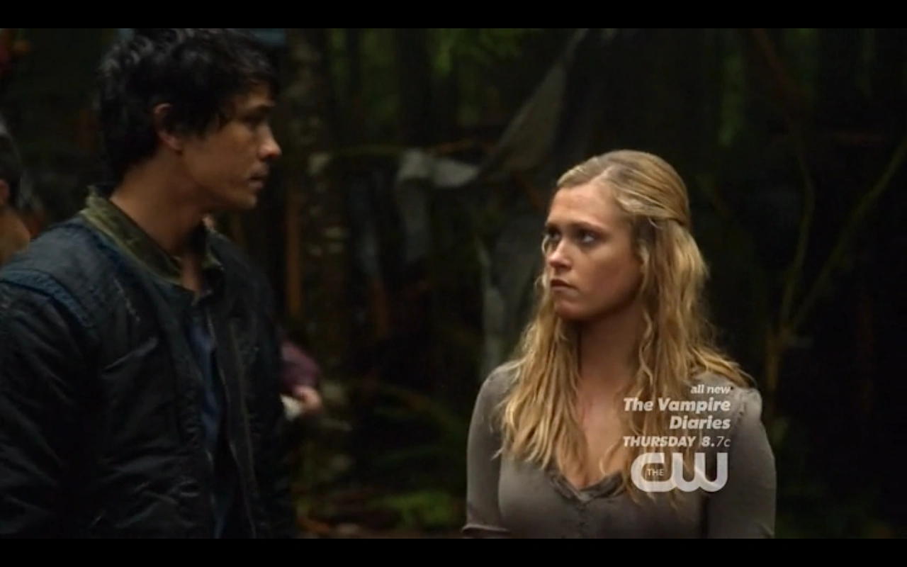 Image 1x07Bellamy & Clarke.png The 100 Wiki FANDOM powered by Wikia