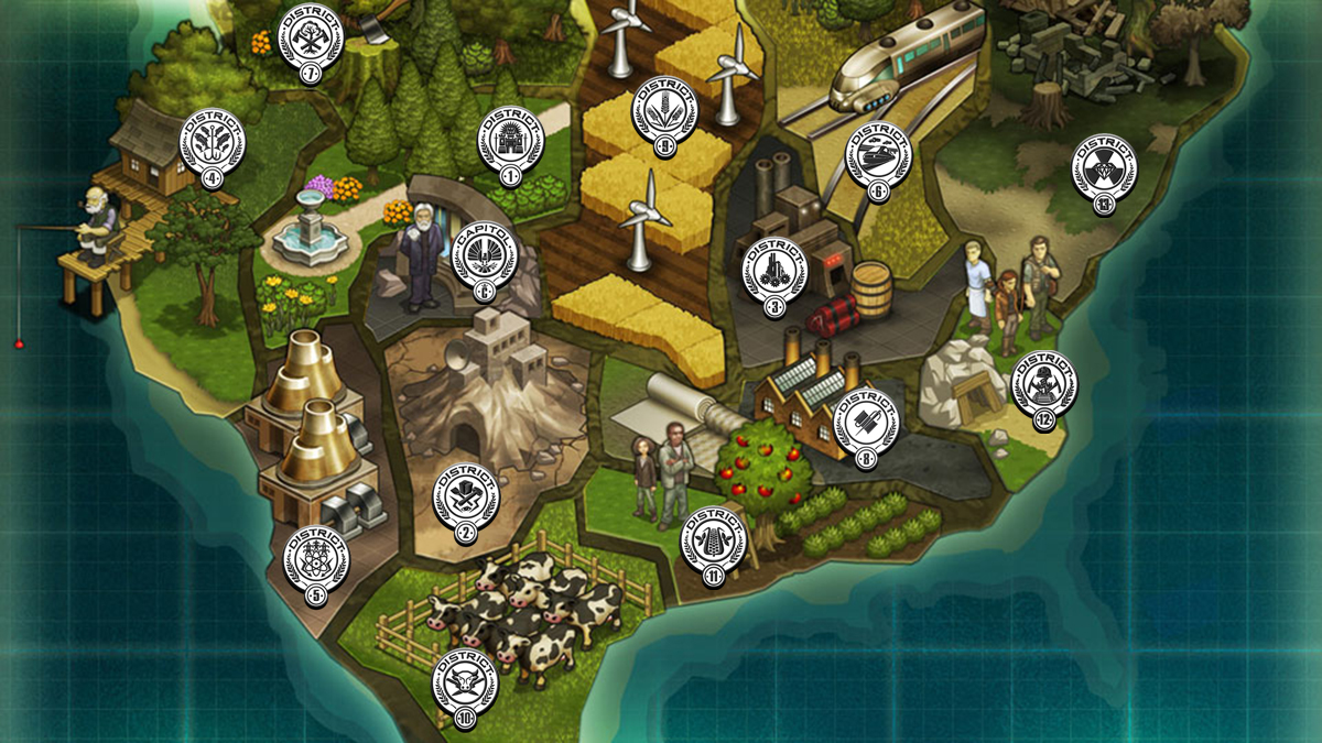 Panem Map Panem Map