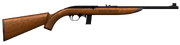 Semi auto rifle 22 wood