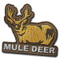 Mule deer badge