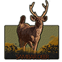 Sambar deer badge