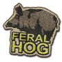 Feral hog badge