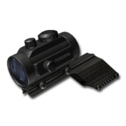 Scope pump action shotgun reddot 256