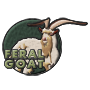 Feral goat badge
