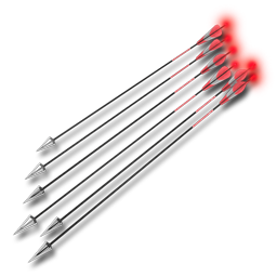 Arrows compound valentine red 256