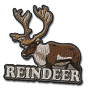 Reindeer badge