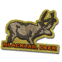 Blacktail deer badge