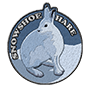 Snowshoe hare badge