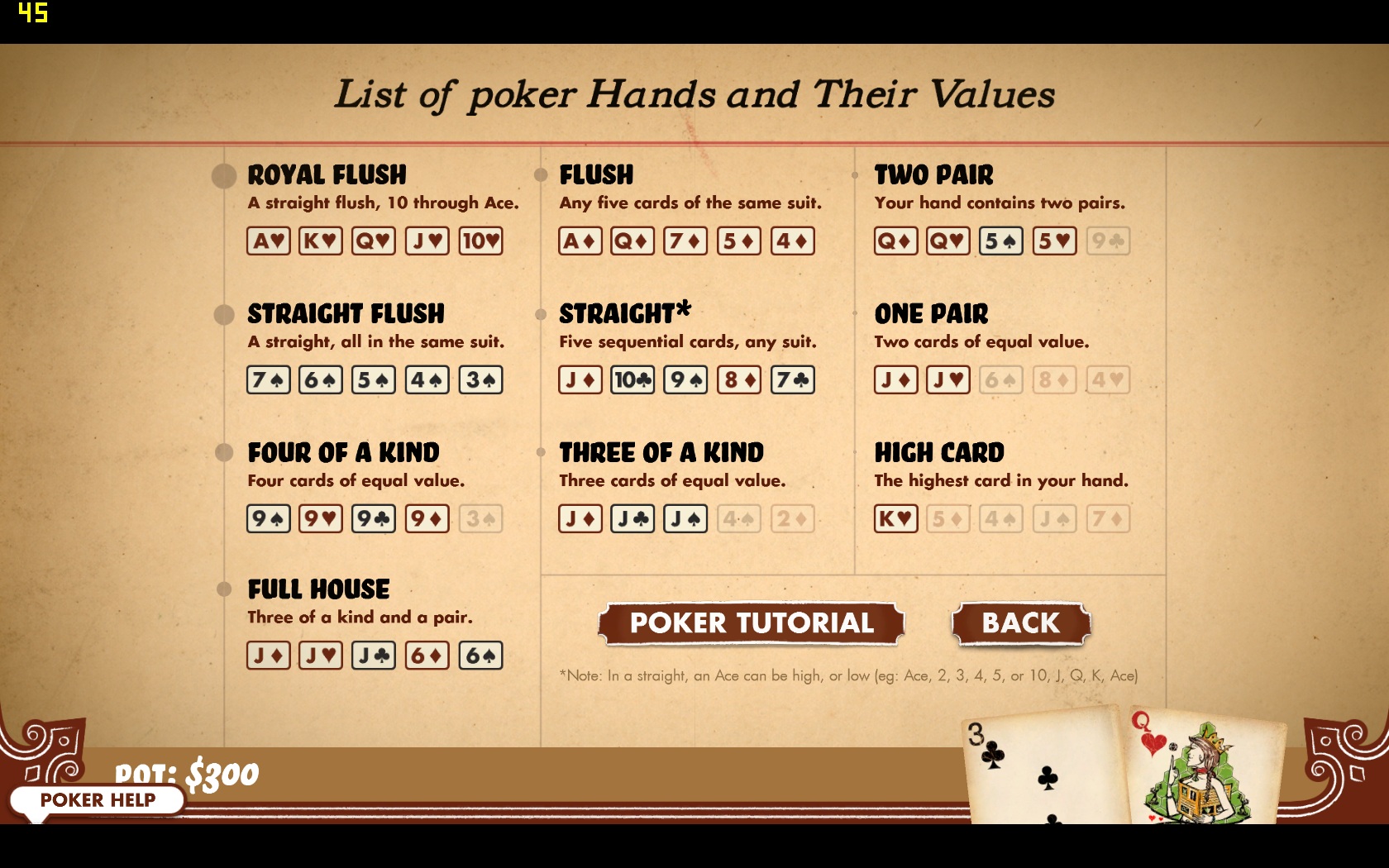 texas holdem 2 card poker hierarchy