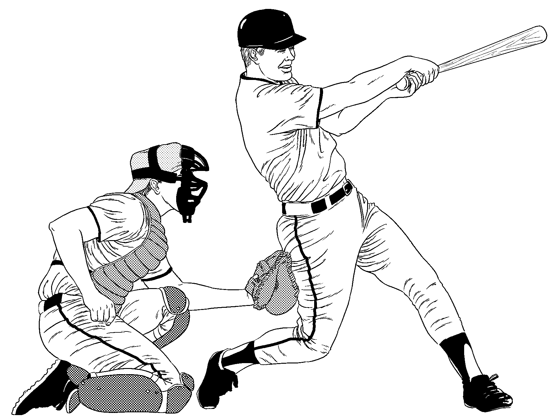 Baseball team coloring pages awesome