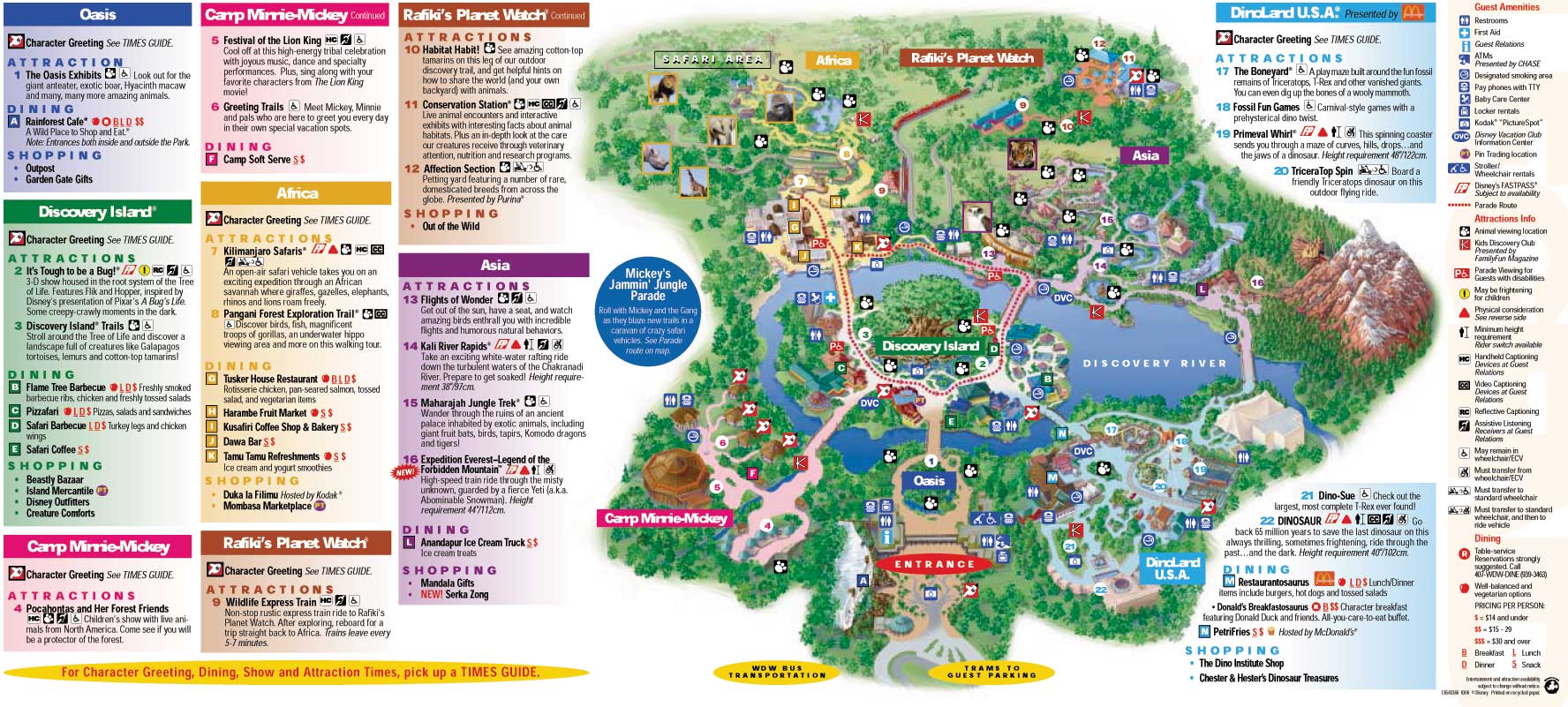 Image - Animal-Kingdom-Park-Map.jpg | The KingdomKeepers Wiki | FANDOM