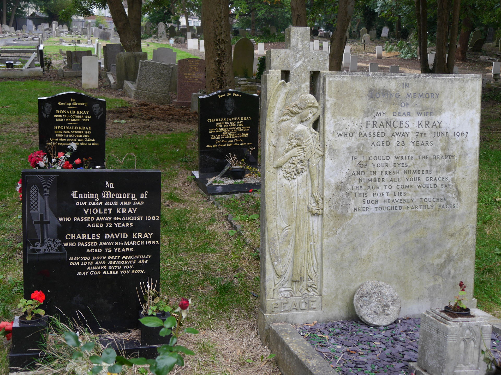 cemetery mary reginald