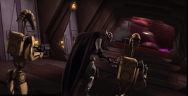2008 Grievous and his B1s talk on his heroic ship