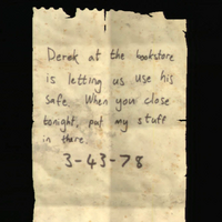 Note To Derek The Last Of Us Wiki Fandom