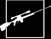 Icono del rifle militar