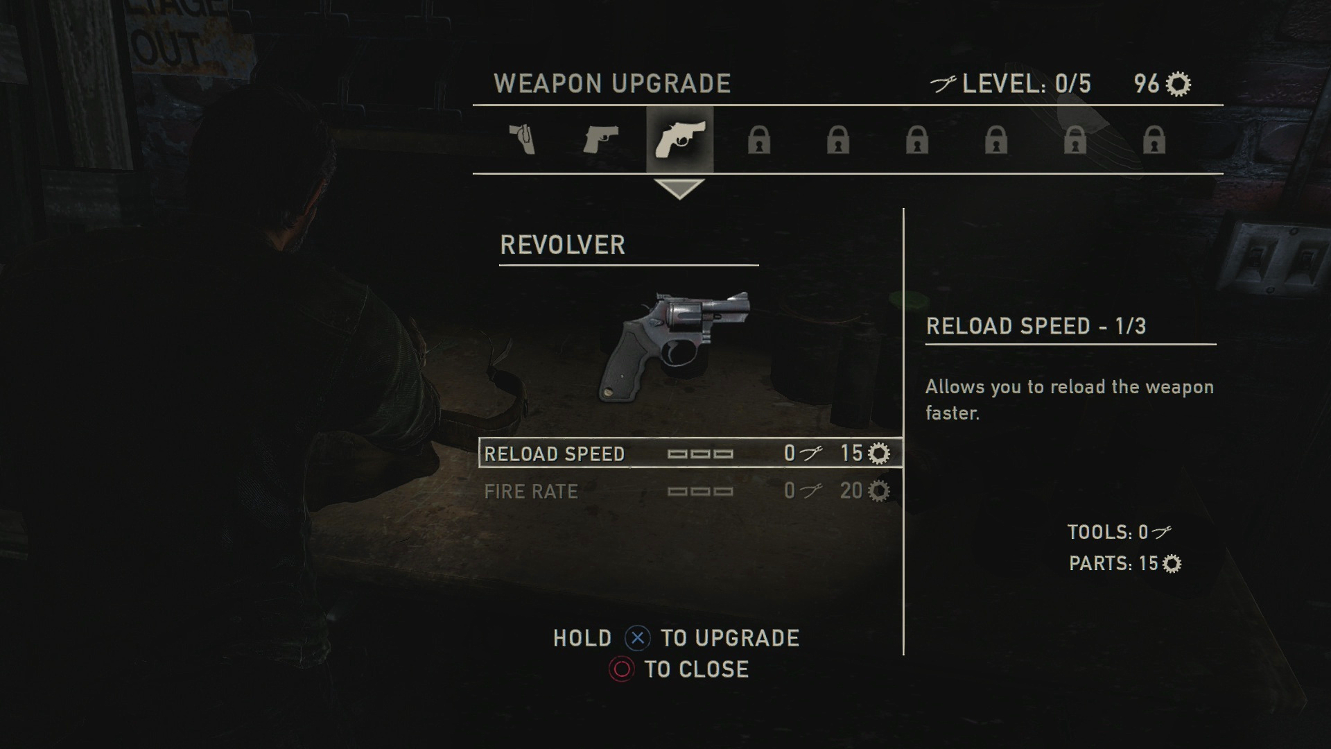 last of us 90000 parts at level 1