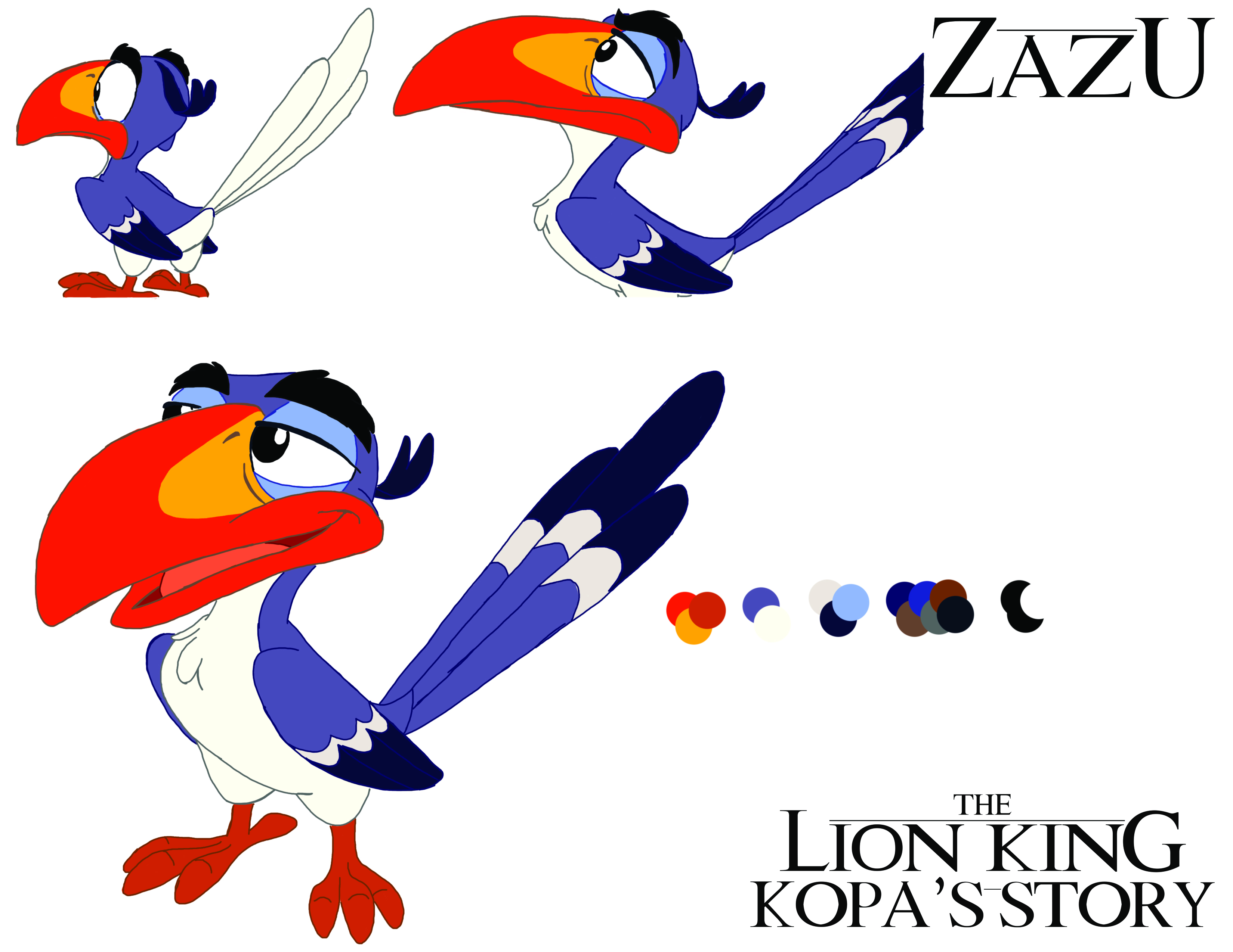 zazu hornbill lion king