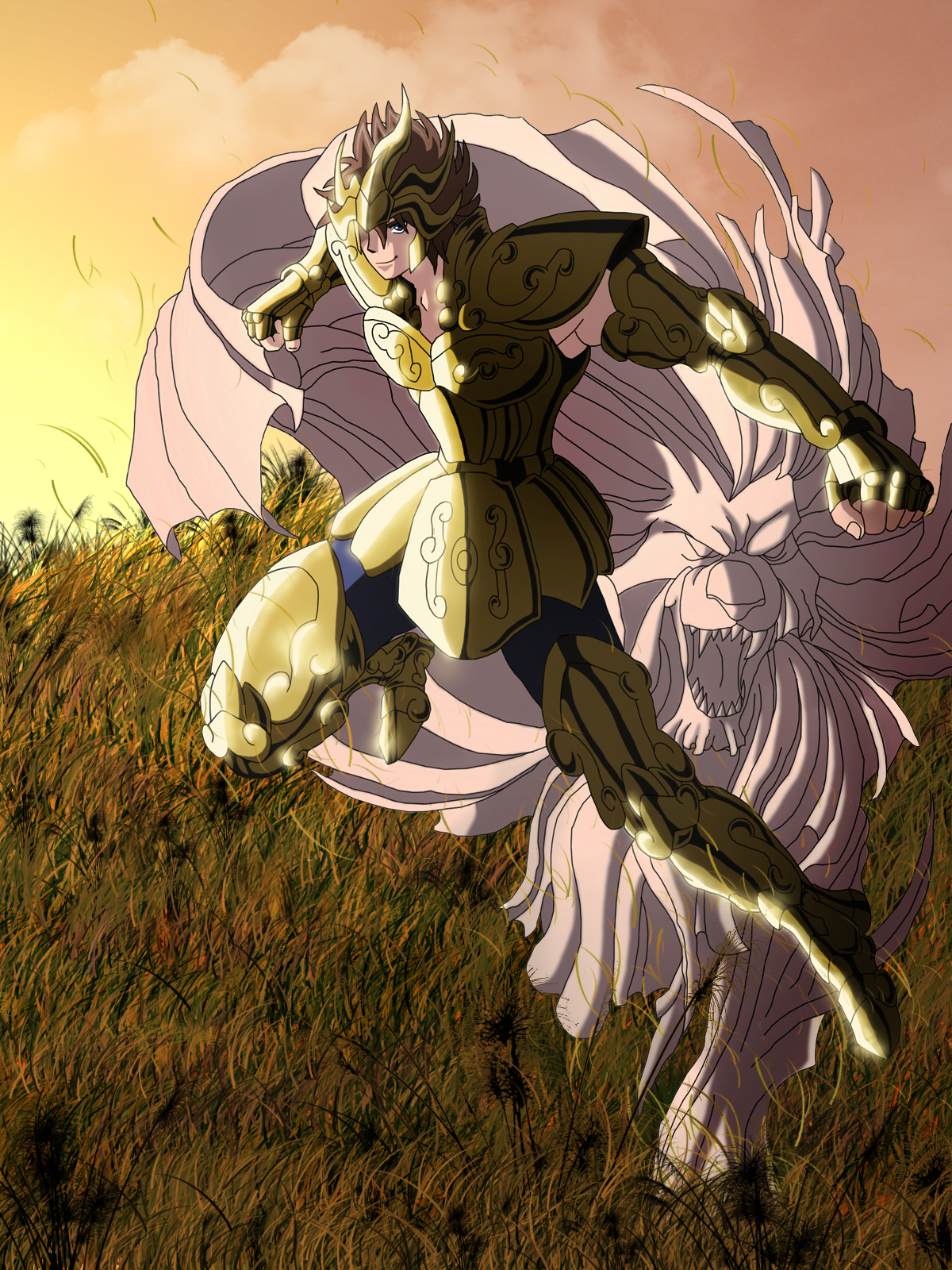 Leo Regulus Saint Seiya The Lost Canvas Wiki Fandom