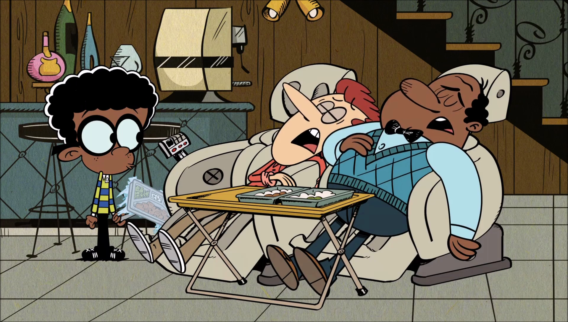 Image - S1E16A Dads sleeping in fear.png | The Loud House Encyclopedia