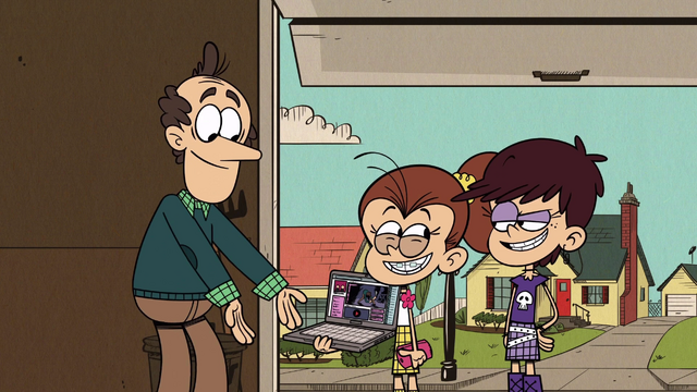 Image  S2E25B Luna and Luan looking at each other.png  The Loud House