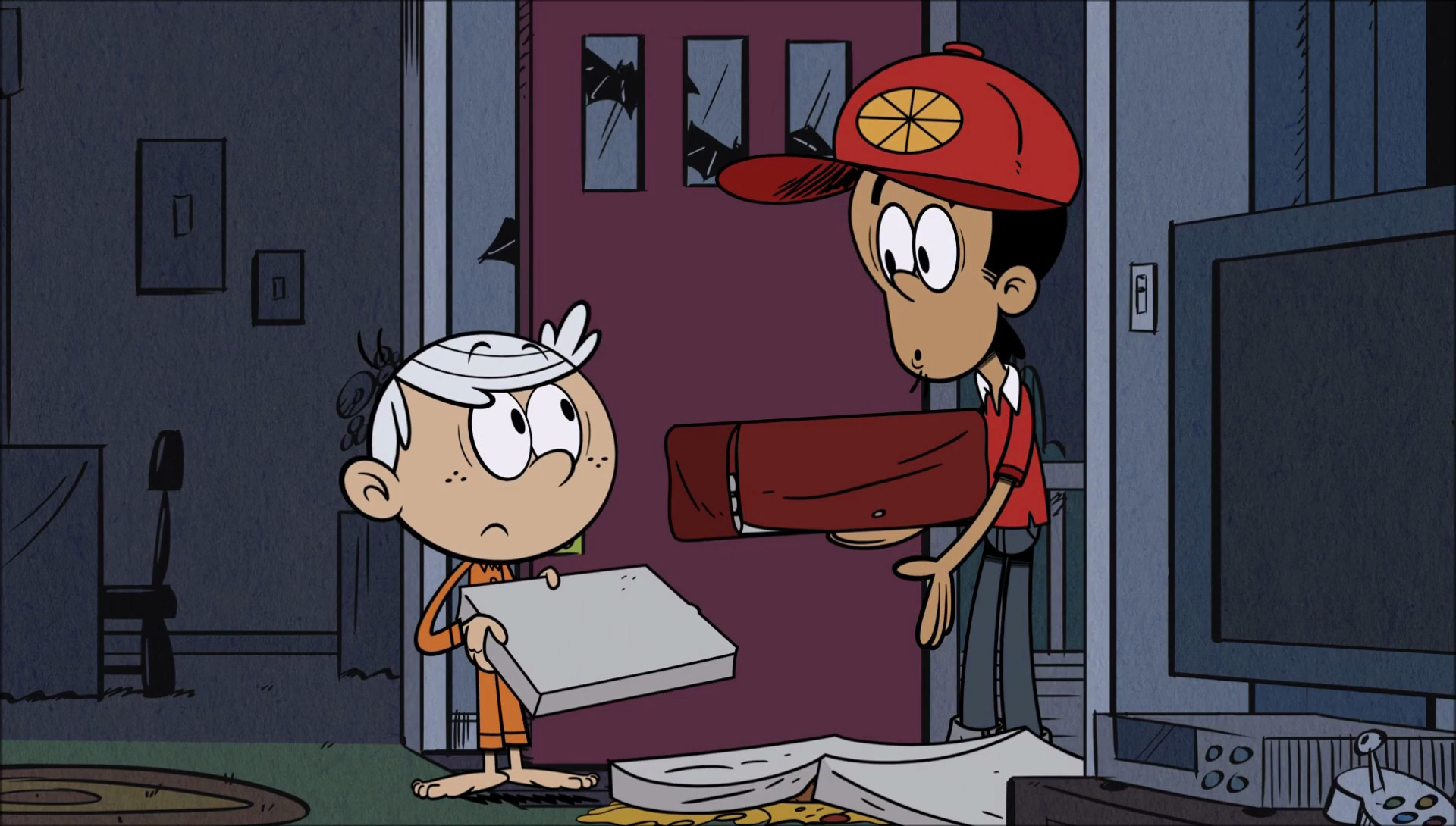 Image S1e25a Bobby Delivered Linc Pizzapng The Loud House Encyclopedia Fandom Powered By 