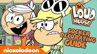Video Back To School Loud House Locker Decorating Interactive