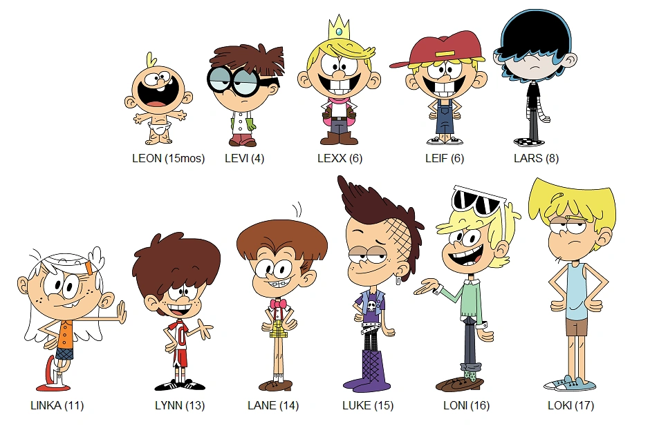 Image - Genderbent Characters mage.png | The Loud House Encyclopedia