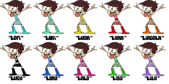 User Blog Weavillain Poll Luna Loud Color Swap The Loud