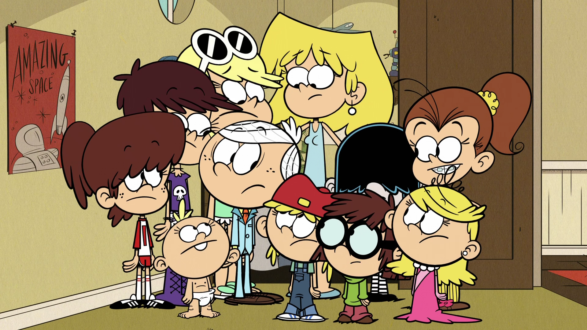 Image - S2E20A The sisters ask Lincoln for help.png The Loud House.