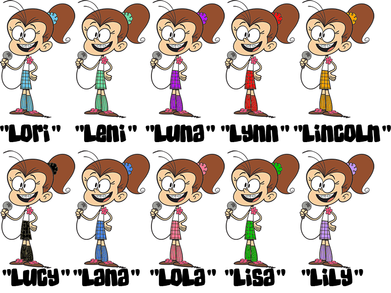 User blogWeavillain/POLL Luan Loud "Color Swap"  The Loud House
