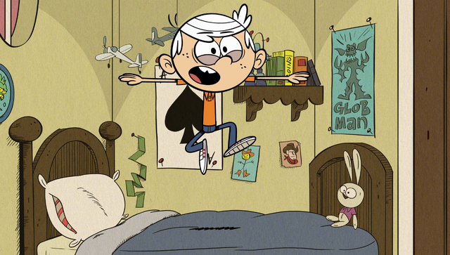 Image S1e04a Lincoln Jumps On The Bedpng The Loud House 