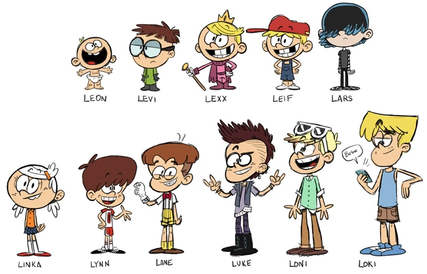 Image Loud House genderbent siblings.jpg The Loud House