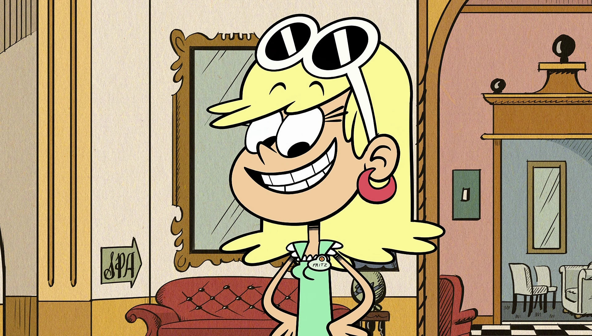 Image - S2E04A Leni with the Fritz nametag.png | The Loud ...