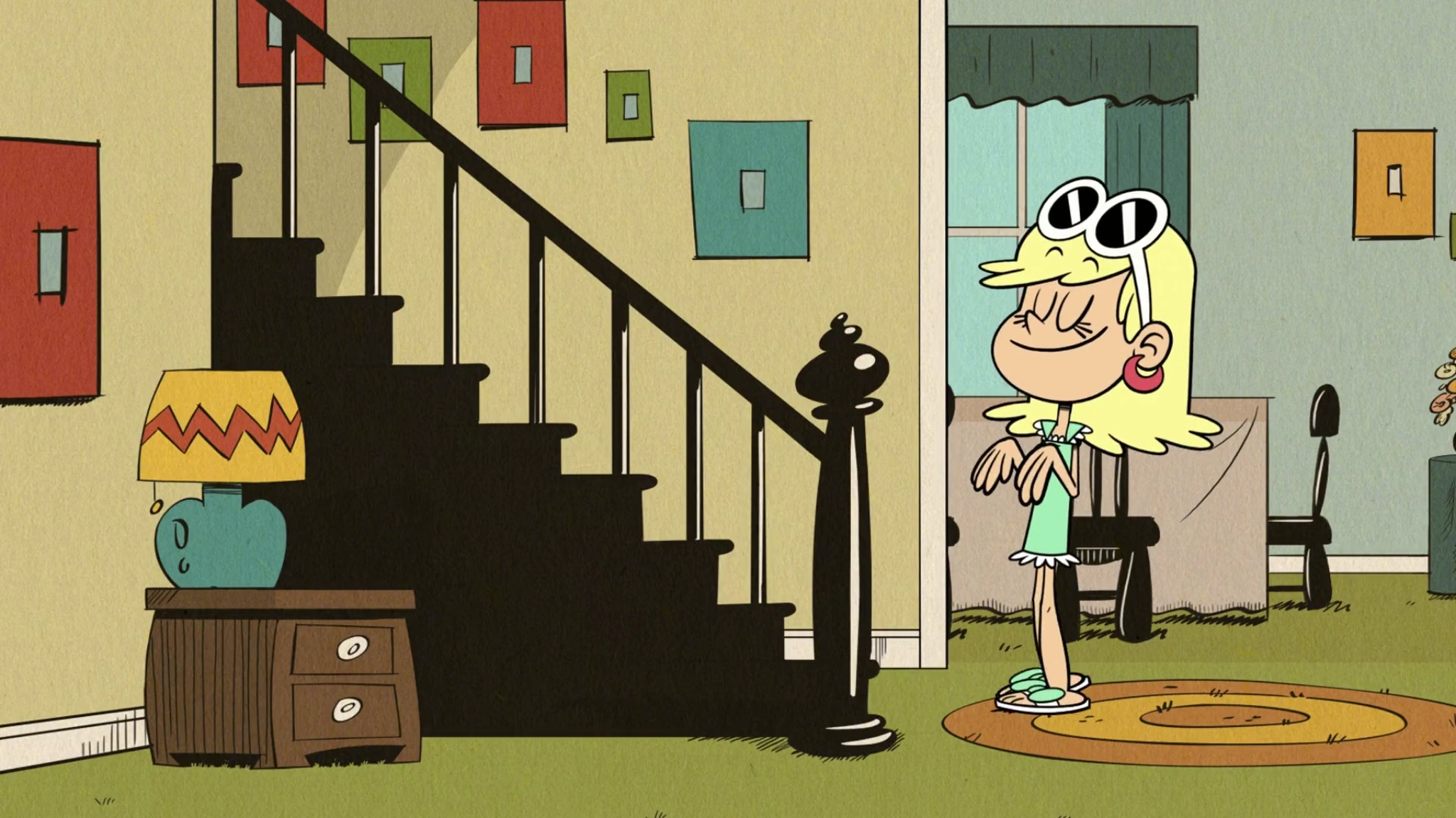 leni was originally going to be an eight-year-old girl who "didn