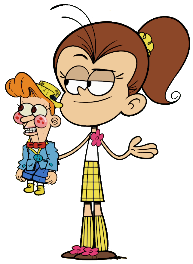 Image Luan With Loose Hair Png The Loud House Encyclo 
