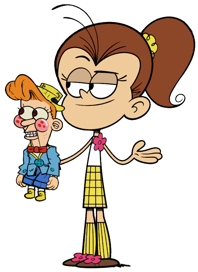 Image Luan With Loose Hair Png The Loud House Encyclo