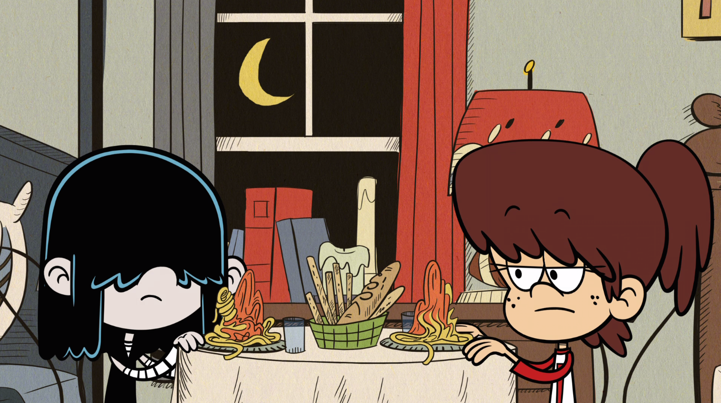 Image  S1E06B Lynn Lucy sit together.png  The Loud House Encyclopedia