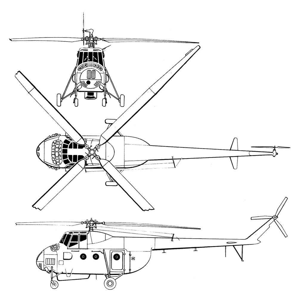 Ка 10 вертолет чертежи для постройки