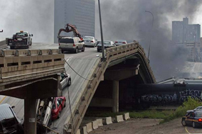 bridge collapse mothman minnesota 2007 minneapolis bridges 35w sighting structural before wikia down cars themothman mississippi august who crumble vs